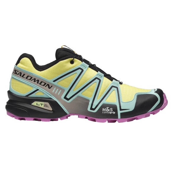 💛🩵 SALOMON SPEEDCROSS 3 YELLOW AQUA 💛🩵
